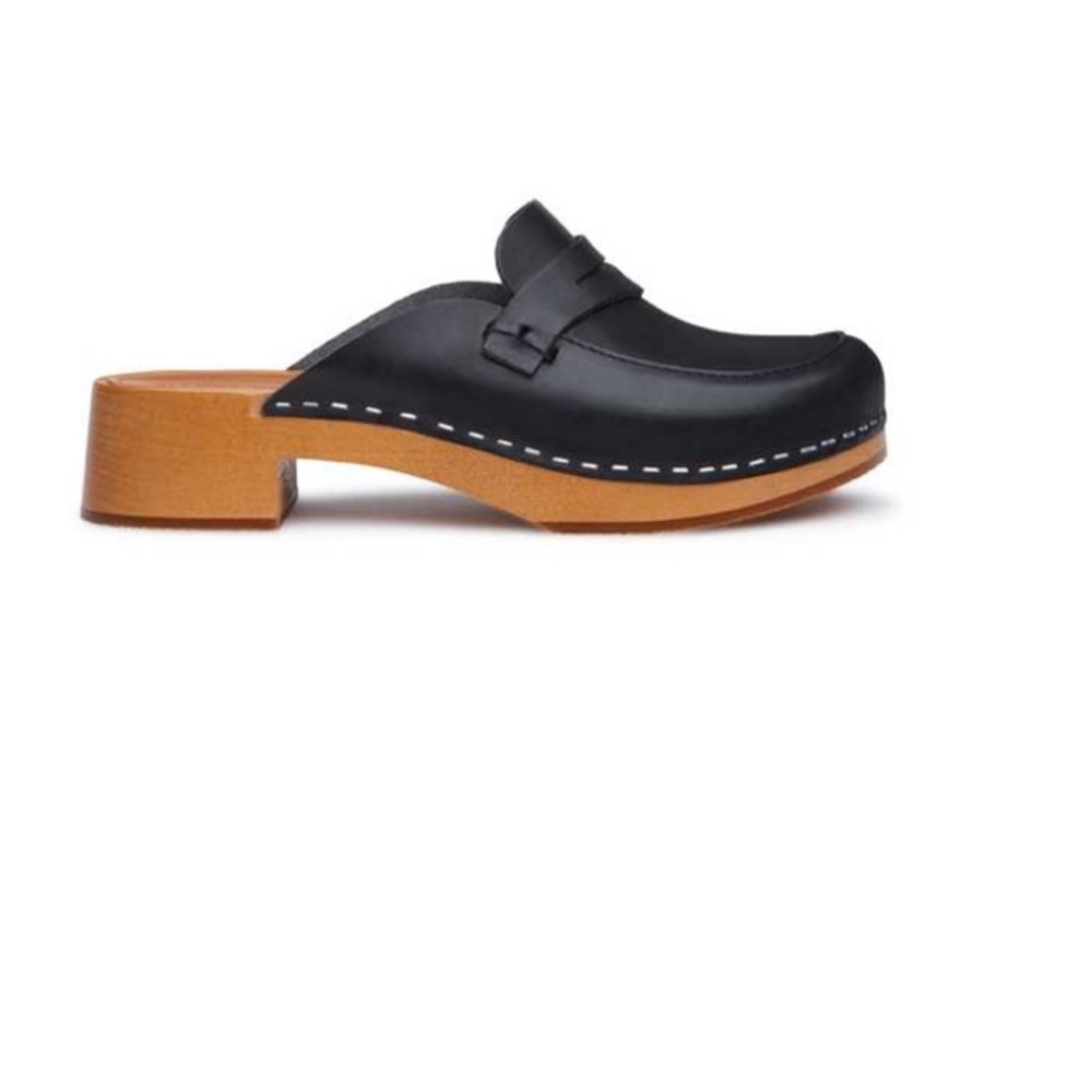 Free People Swedish Hasbeens NWT Loafer Slip In Clog Comfortable Fun Style ❤️🌈 - Picture 1 of 15